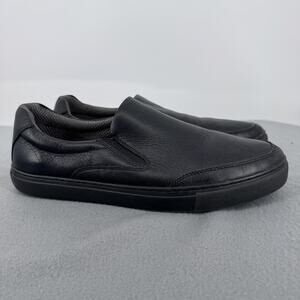 Nurse Mates Align Foley Mens 10M Black Leather Slip Resistant Work Shoes